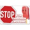 Signmission Stop Children Crossing Banner Concession Stand Food Truck Single Sided, B-60 Stop Children Crossing B-60 Stop For Children Crossing19 - alternate 1